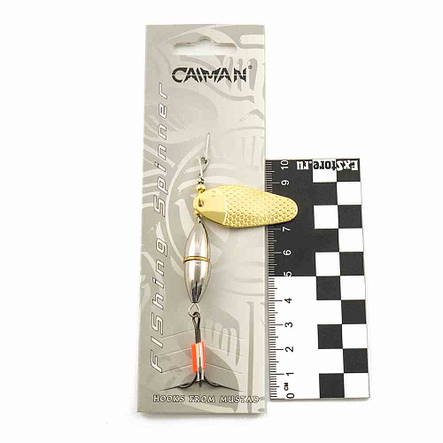 Блесна вращающаяся Caiman Oval core 20гр #6 цвет CA03 (5шт в упак.)