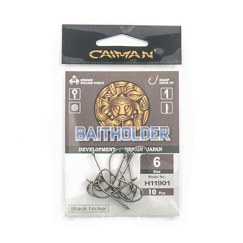 Крючки Caiman Baitholder №6 11901