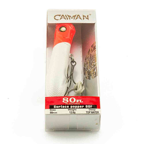 Воблер Caiman Surface popper 80F 12g 0м цвет СМ174