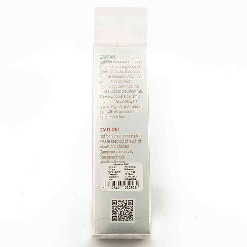 Воблер Caiman Martin 90F 11,4g 2,3м цвет СМ253