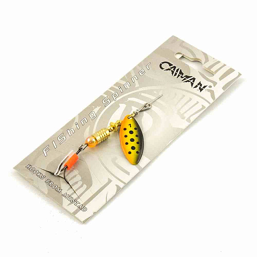 Блесна вращающаяся Caiman Longy classic 6гр #1 цвет CA05 (5шт в упак.)