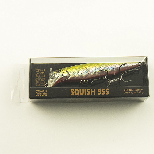Воблер Caiman Squish 95S 28g sinking цвет СA05