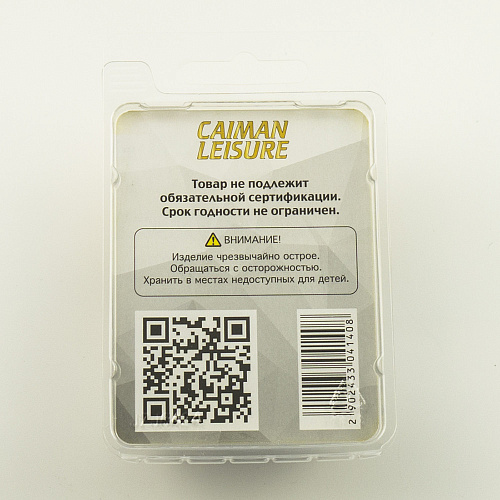 Крючки тройники Caiman Treble №1 20102 (243304) (уп 5шт)
