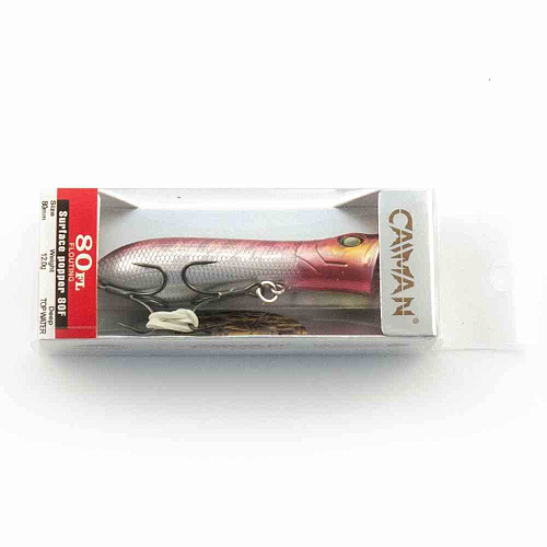 Воблер Caiman Surface popper 80F 12g 0м цвет СМ122