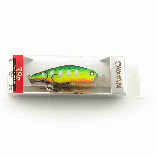 Воблер Caiman Troll dive 70F 8,5g 2,5м цвет СМ323