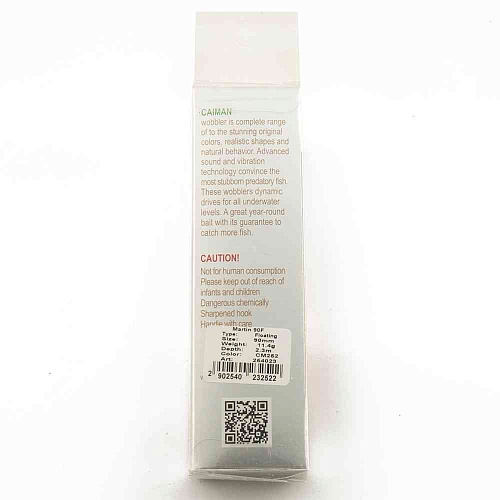 Воблер Caiman Martin 90F 11,4g 2,3м цвет СМ252