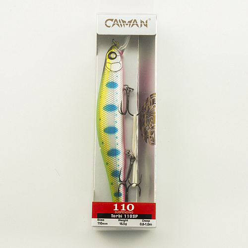 Воблер Caiman Torbi 110SP 16,5g 0,8-1м цвет СМ10