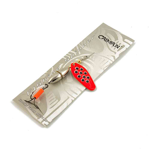 Блесна вращающаяся Caiman Oval core 20гр #6 цвет CA23 (5шт в упак.)