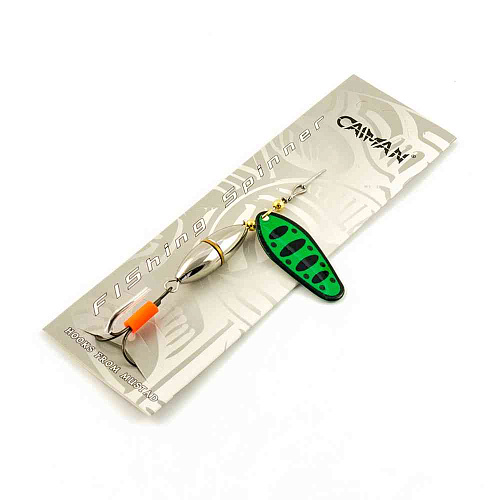 Блесна вращающаяся Caiman Oval core 20гр #6 цвет CA14 (5шт в упак.)