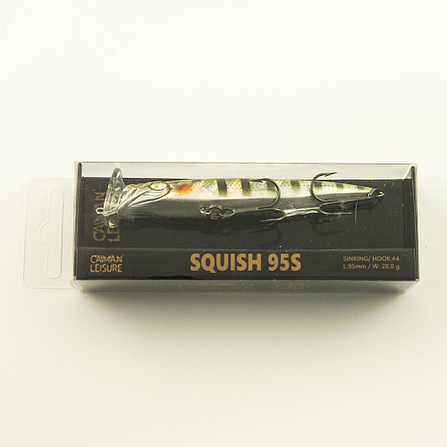 Воблер Caiman Squish 95S 28g sinking цвет СA06