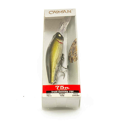 Воблер Caiman Troll Cutting 75F 12g 3-5м цвет СМ30