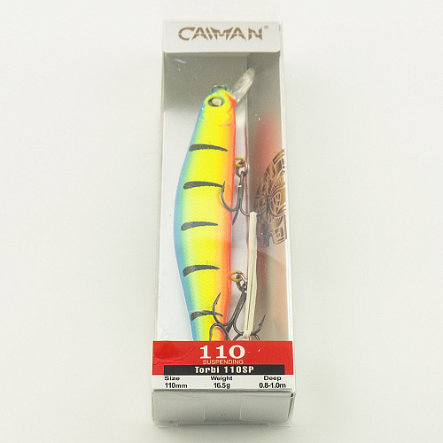 Воблер Caiman Torbi 110SP 16,5g 0,8-1м цвет СМ07