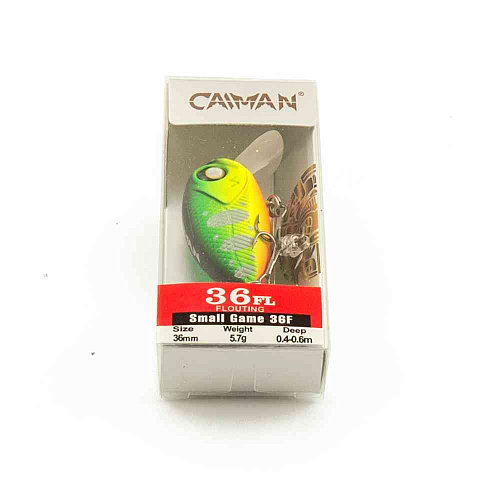 Воблер Caiman Small Game 36F 5,7g 0,4-0,6м цвет СМ110