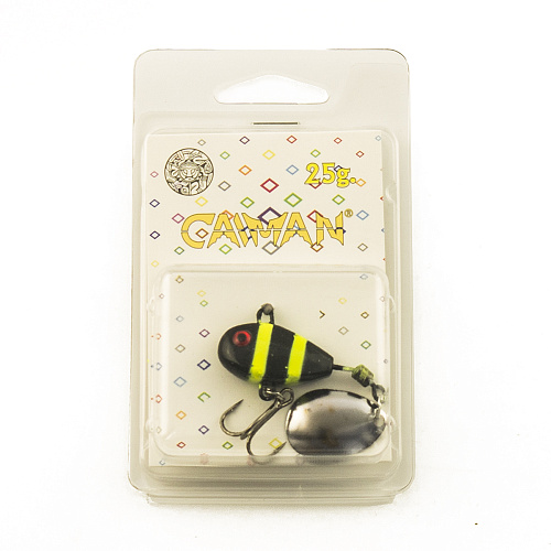 Тейл-спиннер Caiman PM259 25g цвет 2 (фасовка 5 шт)