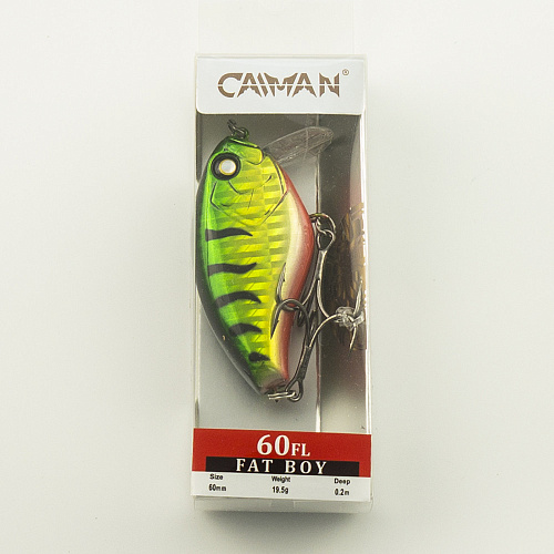 Воблер Caiman Fat Boy 60F 19,5g 0,2м цвет СМ538