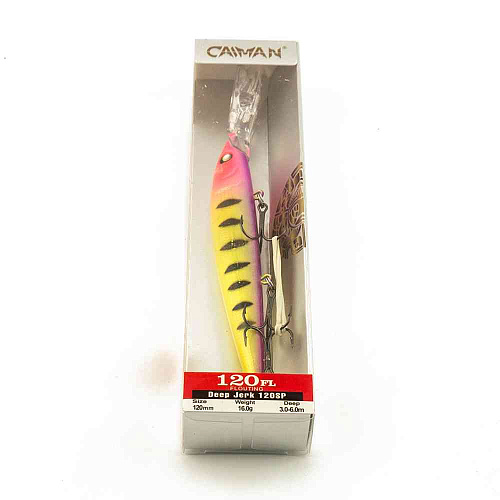 Воблер Caiman Deep Jerk 120SP 23g 3-6м цвет СМ62