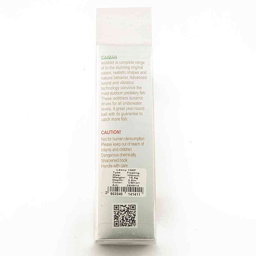 Воблер Caiman Lessy 100F 15,5g 3,5м цвет СМ141