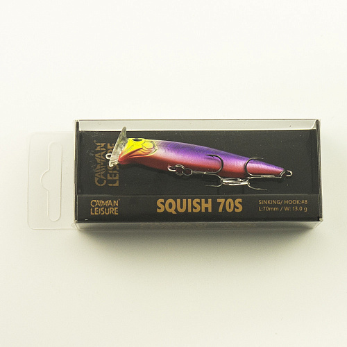 Воблер Caiman Squish 70S 13g sinking цвет СA04