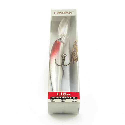 Воблер Caiman Walleye driver 115F 22g 4м цвет СМ284