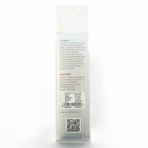 Воблер Caiman Nimble crank 70F 21,5g 3,5м цвет СМ290