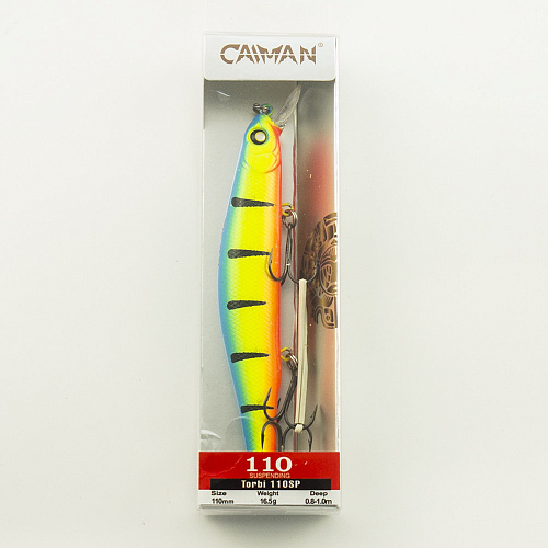 Воблер Caiman Torbi 110SP 16,5g 0,8-1м цвет СМ07