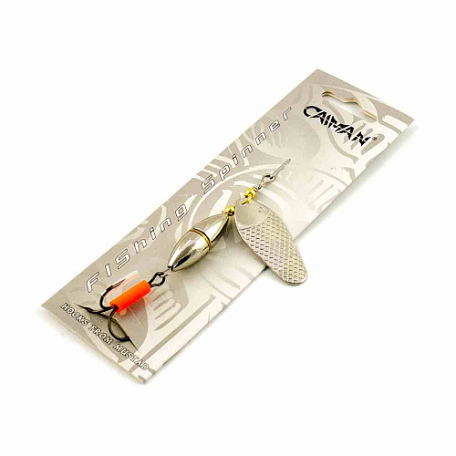 Блесна вращающаяся Caiman Oval core 20гр #6 цвет CA02 (5шт в упак.)