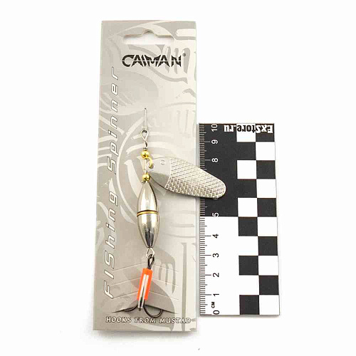 Блесна вращающаяся Caiman Oval core 20гр #6 цвет CA02 (5шт в упак.)
