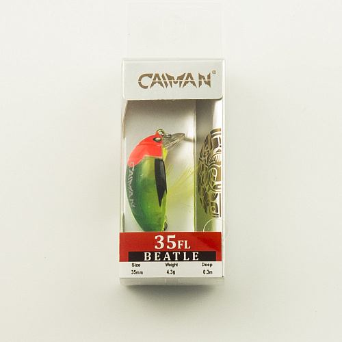 Воблер Caiman Beatle 35F 4,3g 0,3м цвет СМ101