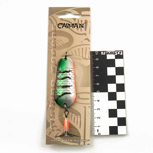 Блесна колеблющаяся Caiman Gnom 18гр 6см цвет CN25 (5шт в упак.)