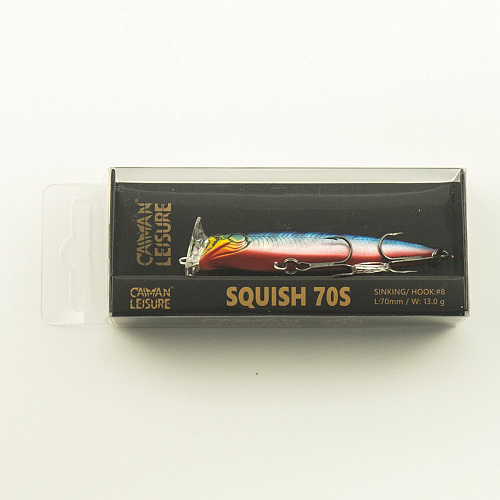 Воблер Caiman Squish 70S 13g sinking цвет СA02