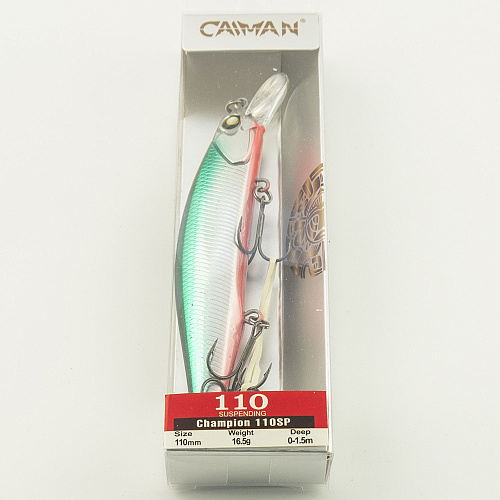 Воблер Caiman Champion 110SP 16,5g 1,5м цвет СМ136