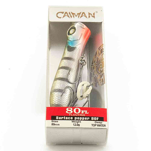 Воблер Caiman Surface popper 80F 12g 0м цвет СМ231