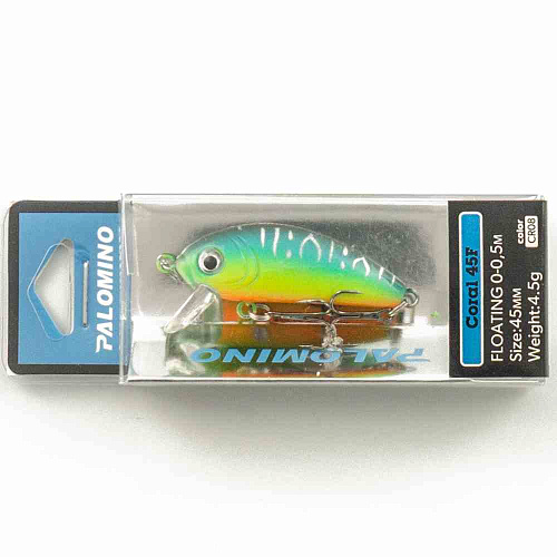 Воблер Palomino Coral 45F 4,5гр 0-0,5м цвет 8