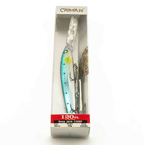 Воблер Caiman Deep Jerk 120SP 23g 3-6м цвет СМ65