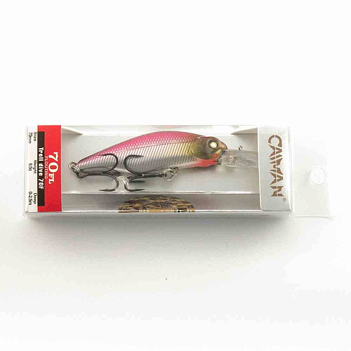 Воблер Caiman Troll dive 70F 8,5g 2,5м цвет СМ122