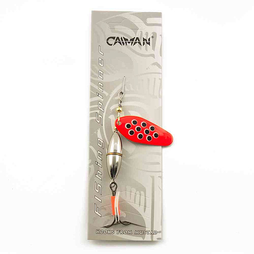 Блесна вращающаяся Caiman Oval core 20гр #6 цвет CA23 (5шт в упак.)