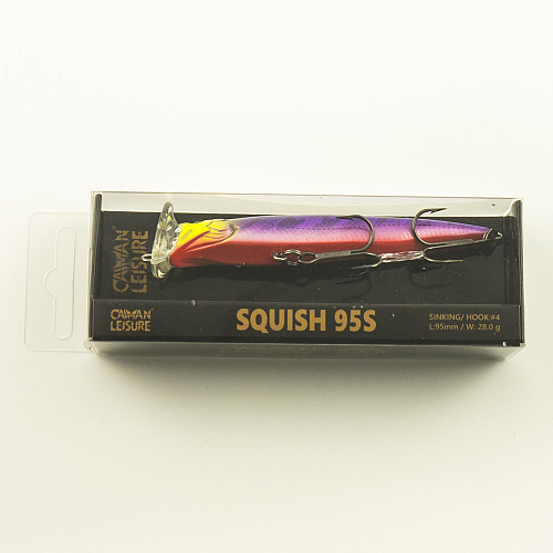 Воблер Caiman Squish 95S 28g sinking цвет СA04