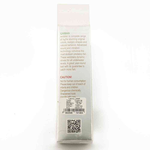 Воблер Caiman Lessy 100F 15,5g 3,5м цвет СМ140