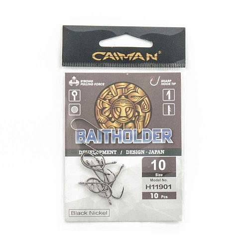 Крючки Caiman Baitholder №10 11901