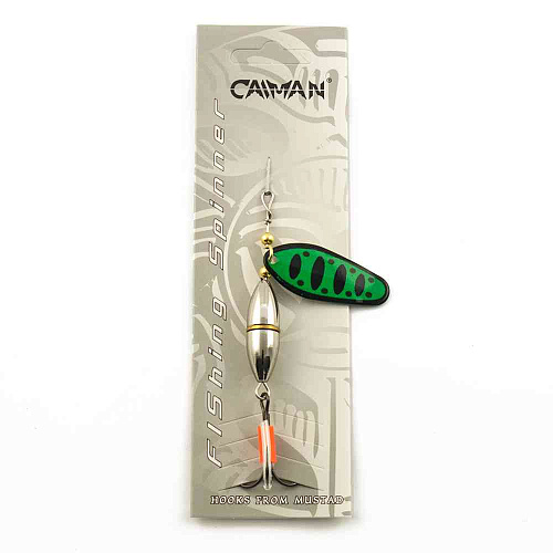Блесна вращающаяся Caiman Oval core 20гр #6 цвет CA14 (5шт в упак.)