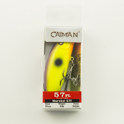 Воблер Caiman Marshal 57F 9g 0-0,2м цвет СМ100