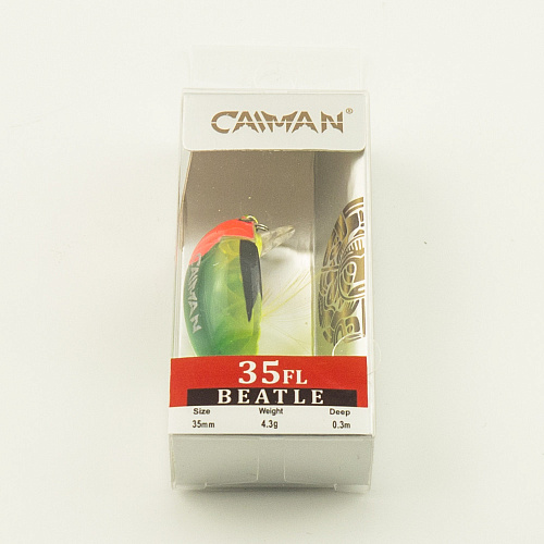 Воблер Caiman Beatle 35F 4,3g 0,3м цвет СМ101