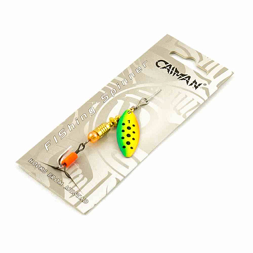 Блесна вращающаяся Caiman Longy classic 6гр #1 цвет CA04 (5шт в упак.)