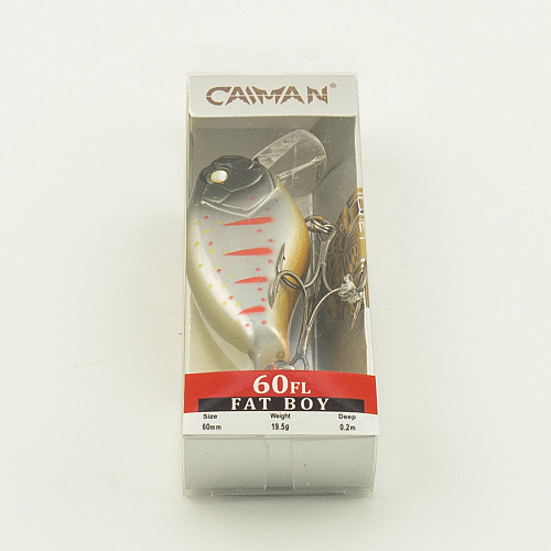 Воблер Caiman Fat Boy 60F 19,5g 0,2м цвет СМ818