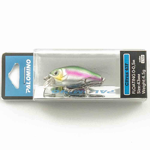 Воблер Palomino Citrus 43F45,5гр 0-0,5м цвет 9