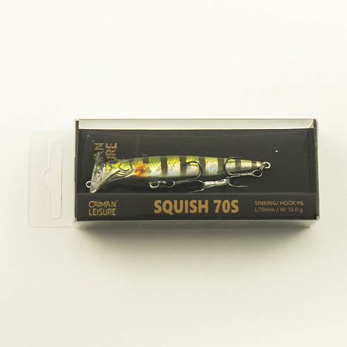 Воблер Caiman Squish 70S 13g sinking цвет СA03